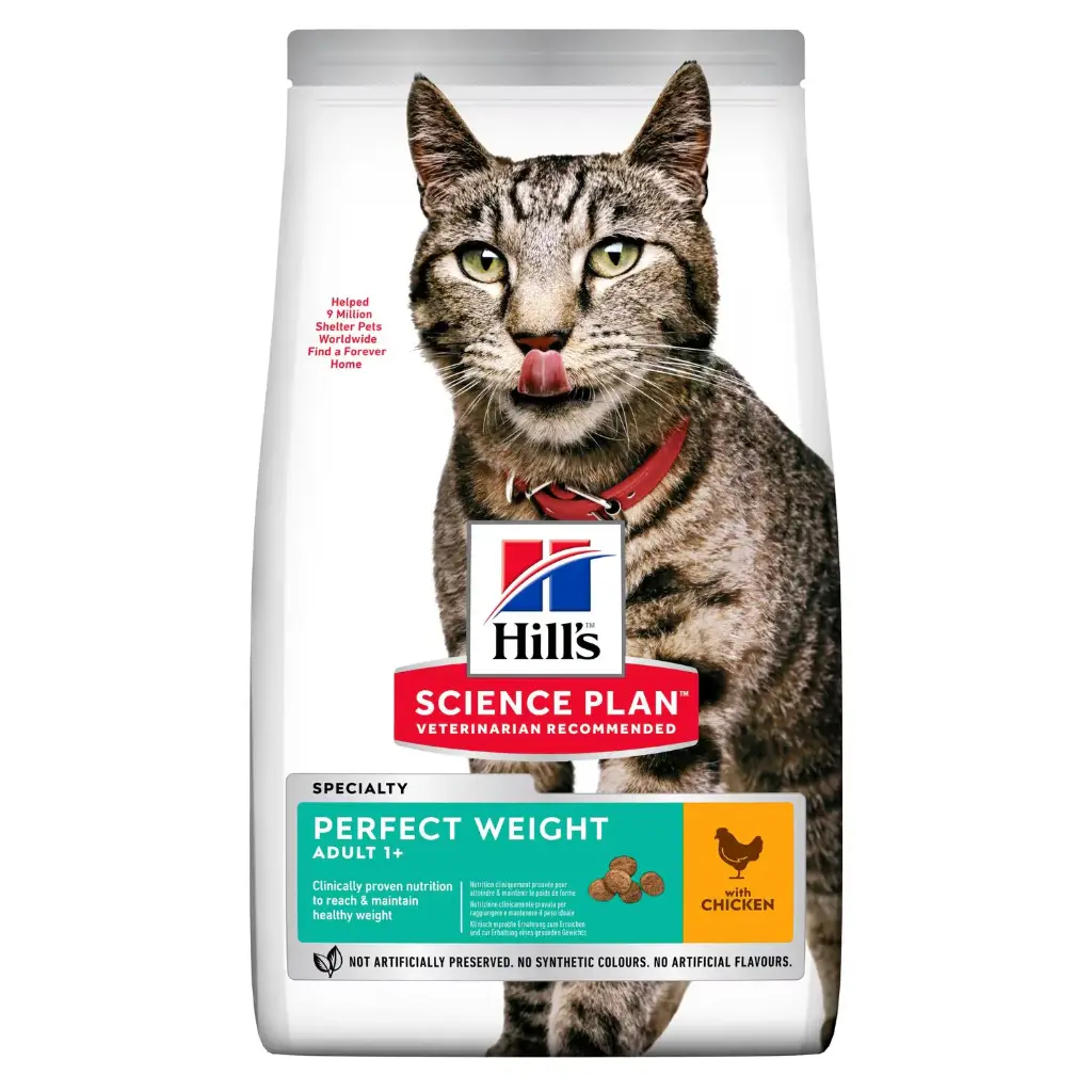 Feline Adult Perfect Weight au poulet (7 kg) - Hill's Science Plan