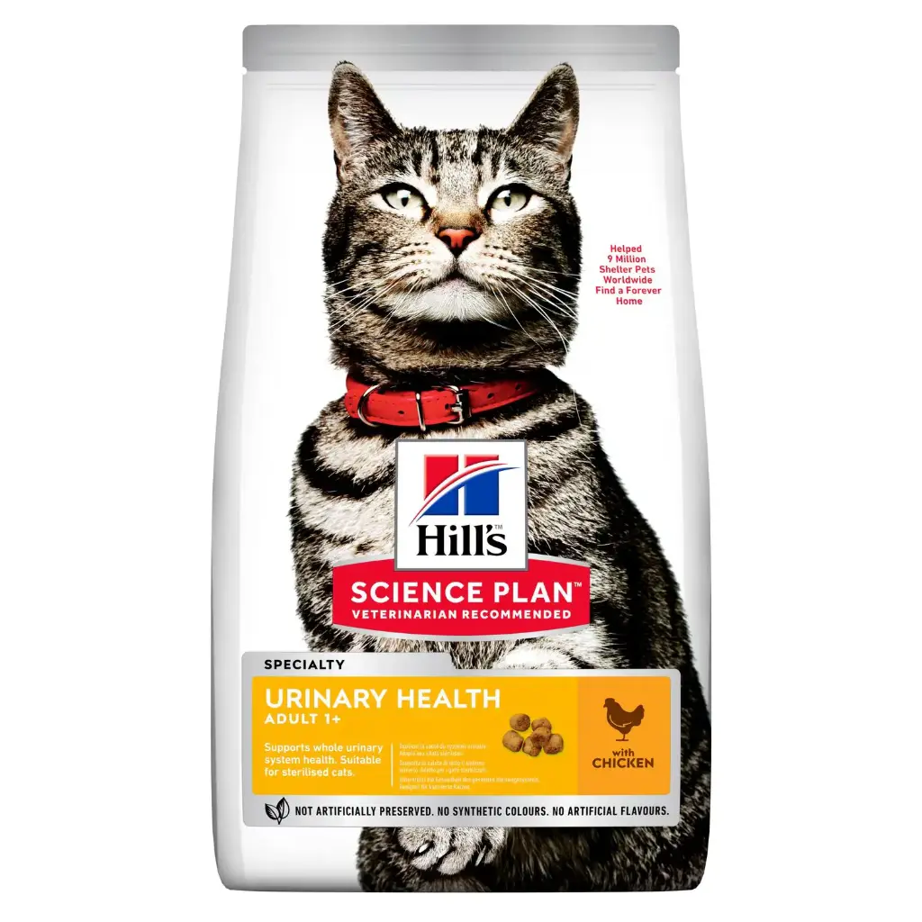 Feline Adult Urinary Health au poulet (1.5 kg) - Hill's Science Plan