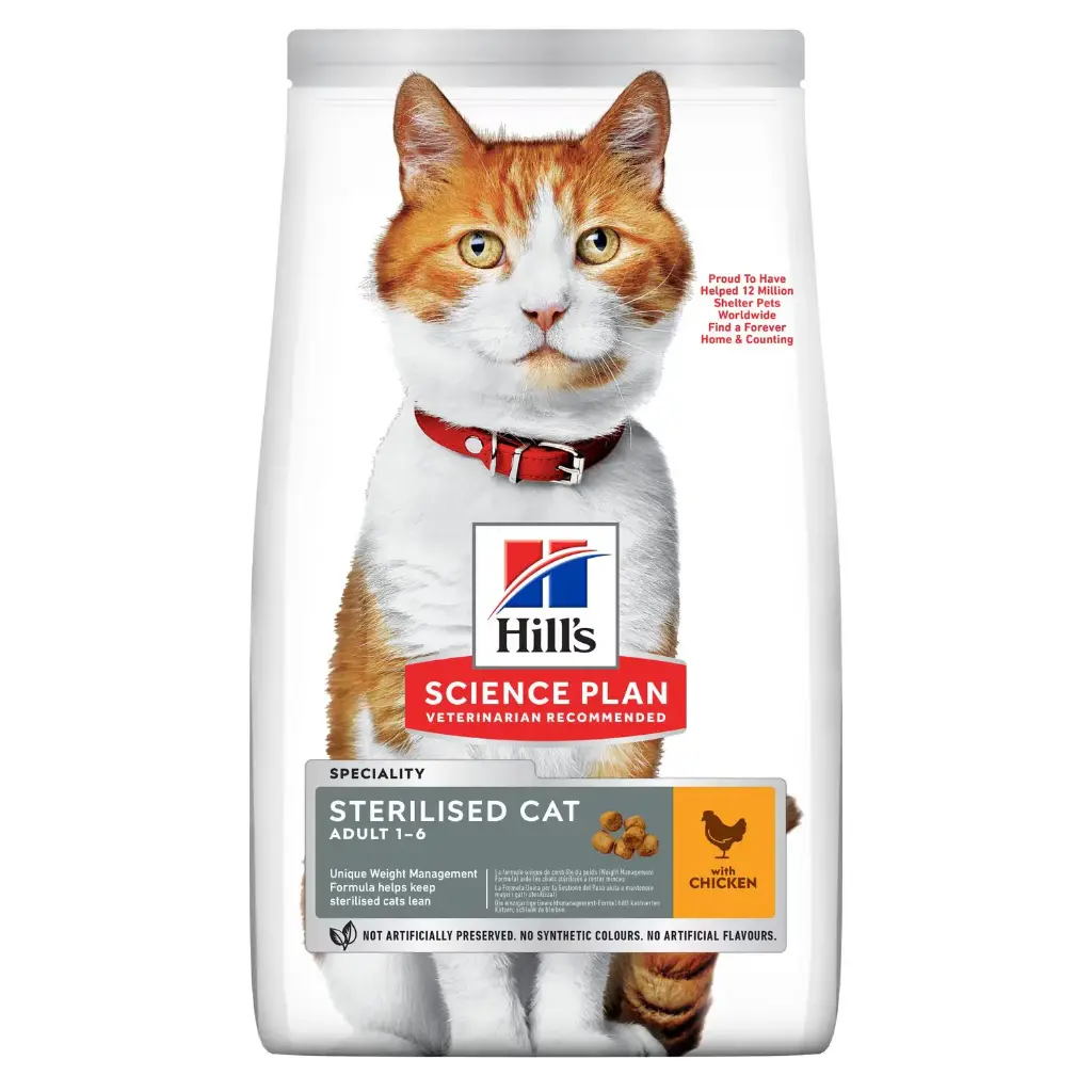 Feline Young Adult Sterilised Cat au poulet (7 kg) - Hill's Science Plan