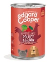 Boîte pour chien senior "Appétissants poulet & saumon" sans céréales (400 g) - Edgard & Cooper