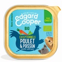 Barquette bio pour chiot "Exceptionnels poulet & poisson" (100 g) - Edgard & Cooper