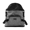Sac de transport ventral en nylon (Gris) - Wouapy