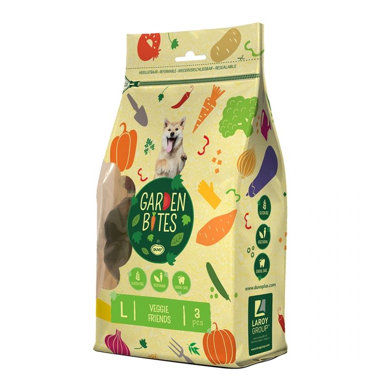 Veggie friends "Garden Bites" en sachet (L) - Duvo +