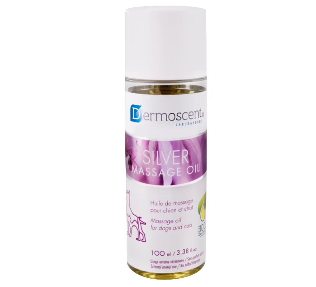 Huile de massage pour chien "Silver" (100 ml) - Dermoscent
