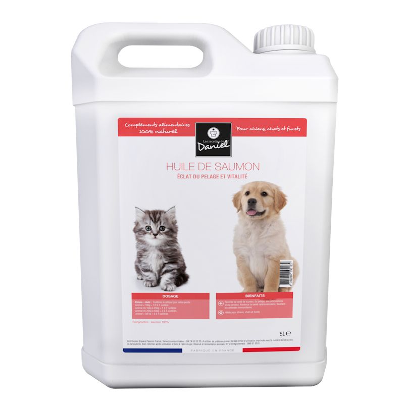 Huile de saumon (5 litres) - Les recettes de Daniel