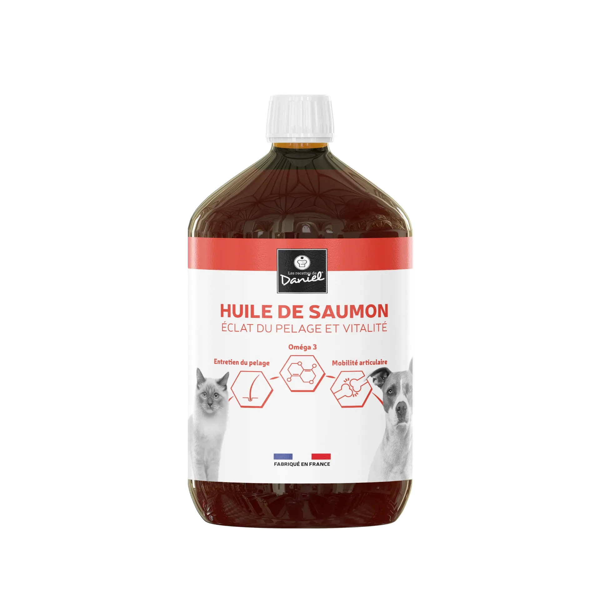 Huile de saumon (1 litre) - Les recettes de Daniel
