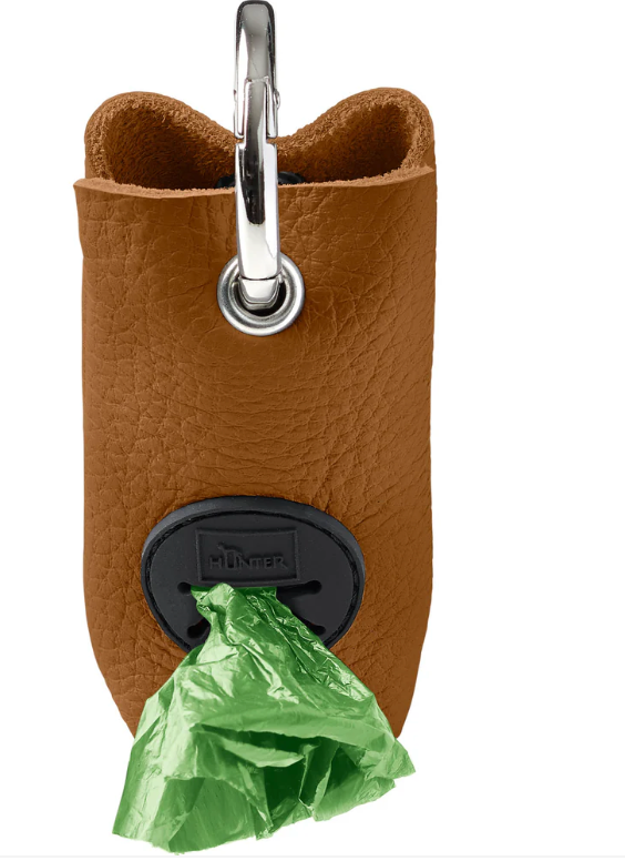 [13428_24314] Distributeur de sacs ramasse crottes "Yuna" (Cognac) - Hunter
