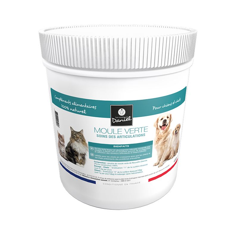 [13436_26871] Complément alimentaire poudre de moules vertes (400 g) - Les recettes de Daniel