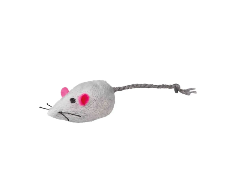 Set de 2 souris en peluche avec clochette - Trixie