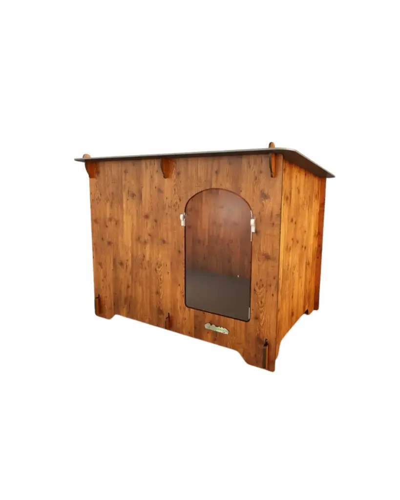 Niche "Colonial Coloured Line Bois toit Bleu" L - Cucciolotta