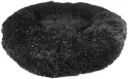 Coussin "Krems" noir (Taille 2 : 70 x 70 x 18 cm) - Flamingo