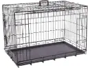 Cage métallique avec porte coulissante "Nyo" (S) - Flamingo