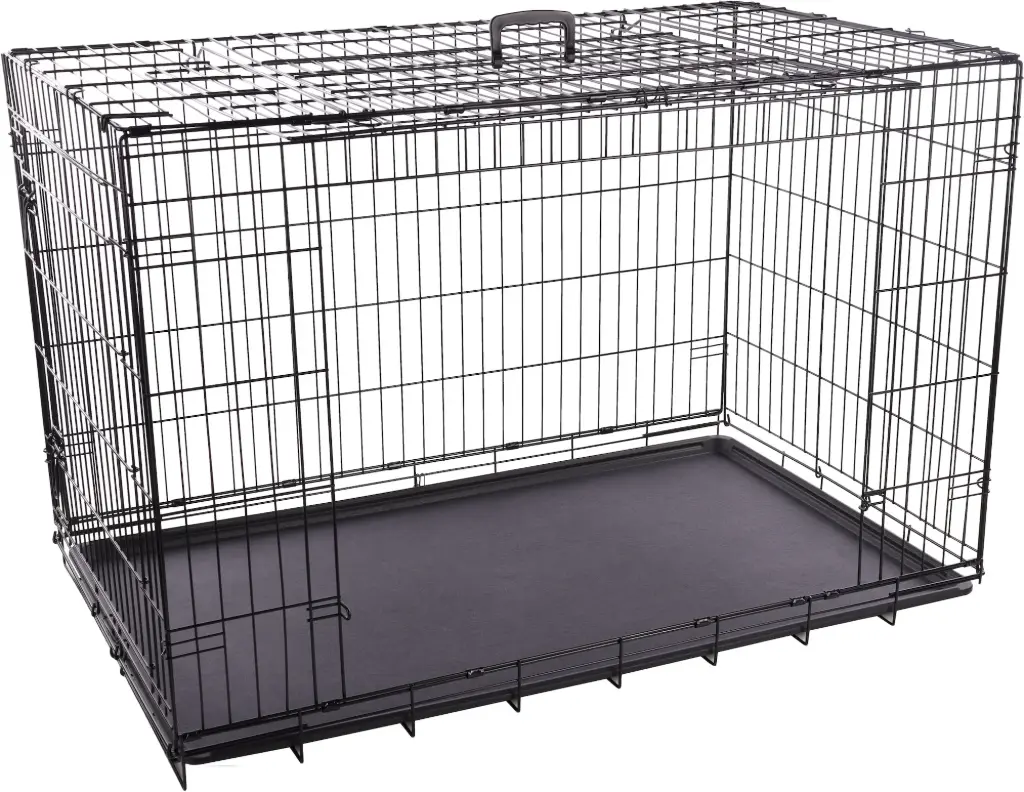 Cage métallique avec porte coulissante "Nyo" (XXL) - Flamingo