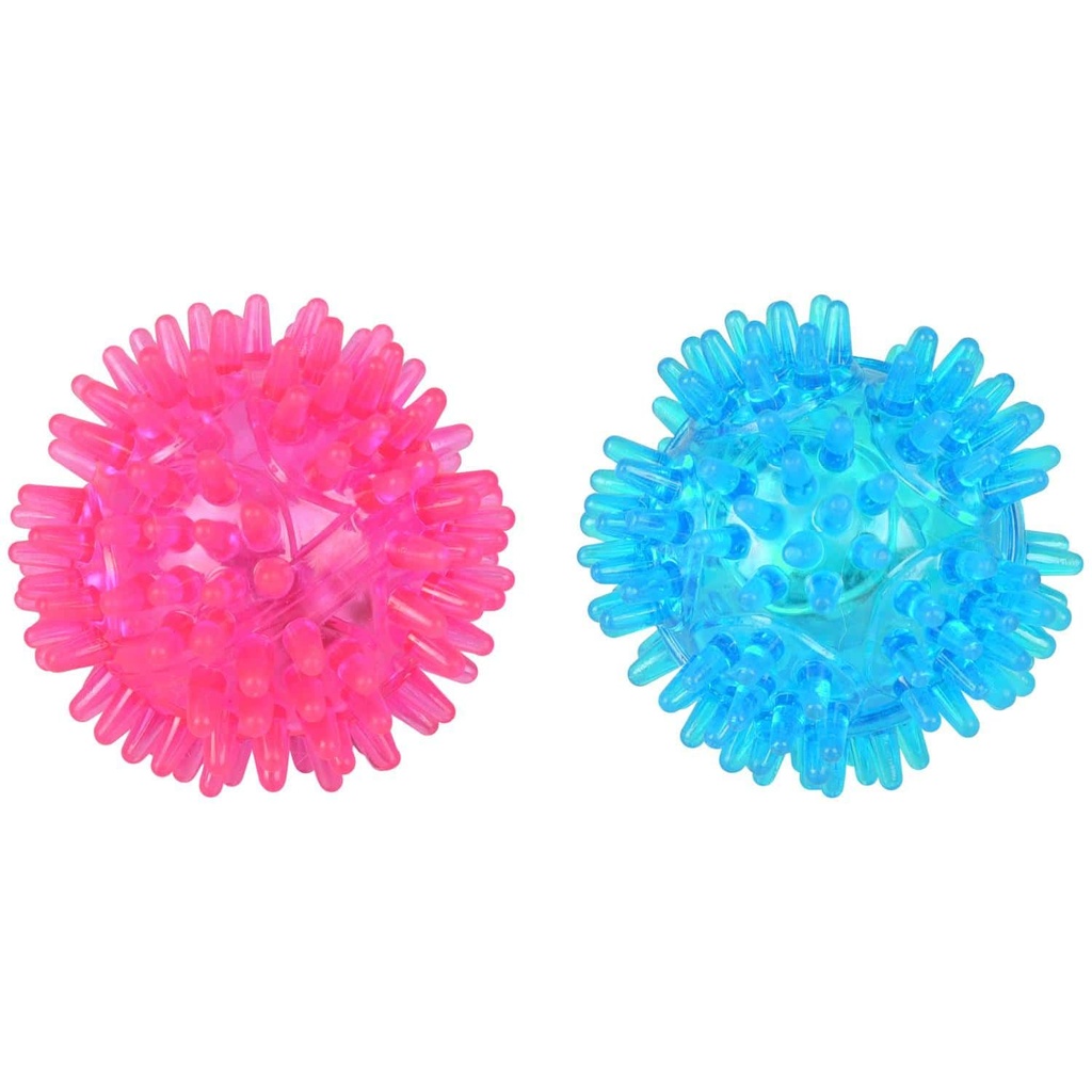 [13491] Balles pour chat "Valda Spiky" - Flamingo