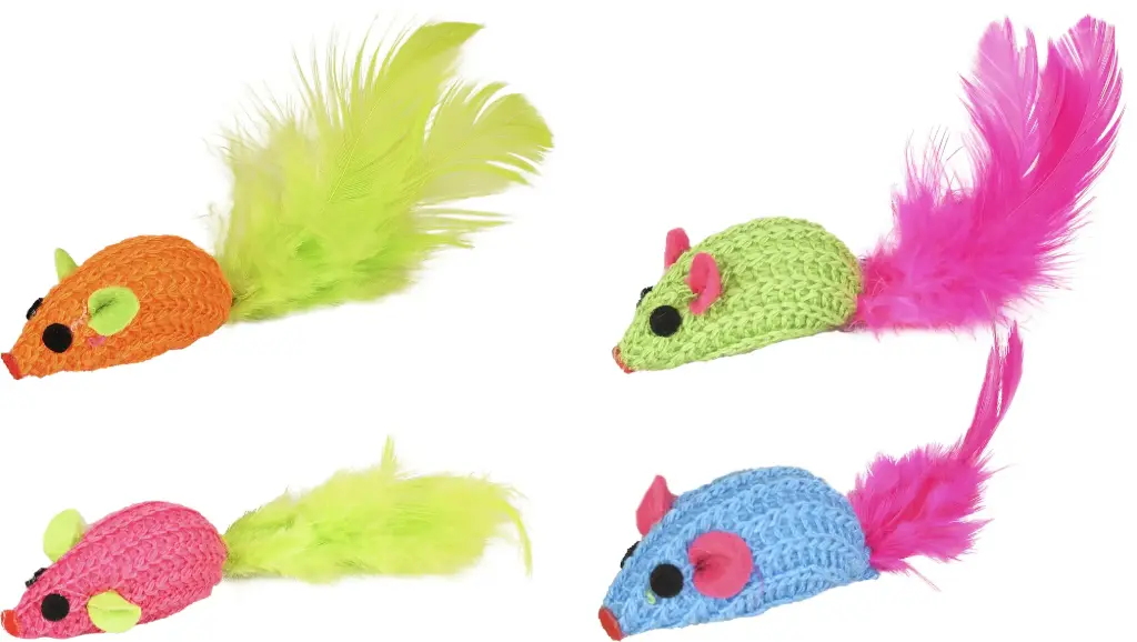 Jouet pour chat "Vera souris" - Flamingo