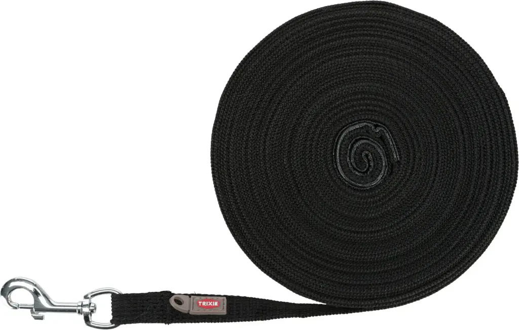Laisse de traction noire (15 m) - Trixie