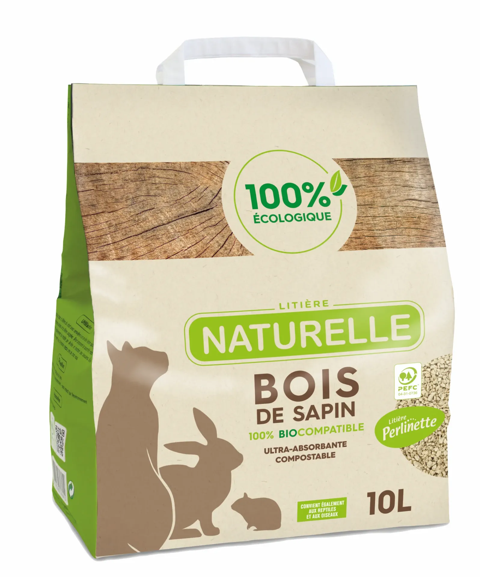 Perlinette bois de sapin (10 litres, 4,3 kg) - Demavic