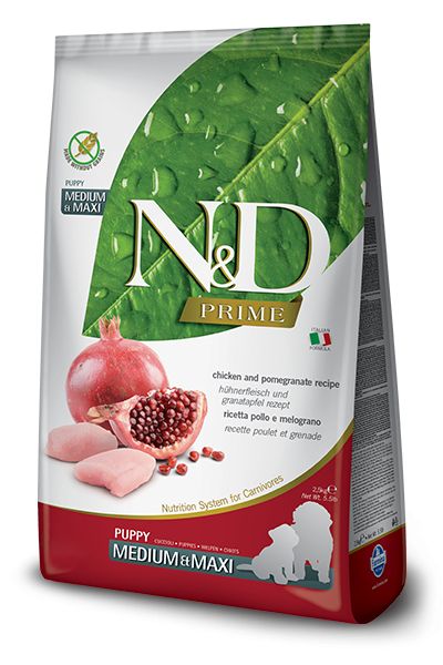 Poulet & Grenade "Prime" Chiot Medium & Maxi (12 kg) - Farmina