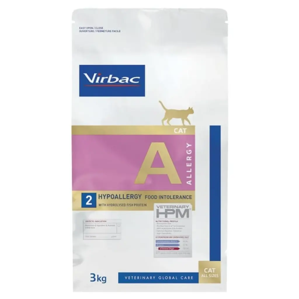 Veterinary HPM Cat A2 Hypoallergy (3 kg) - Virbac