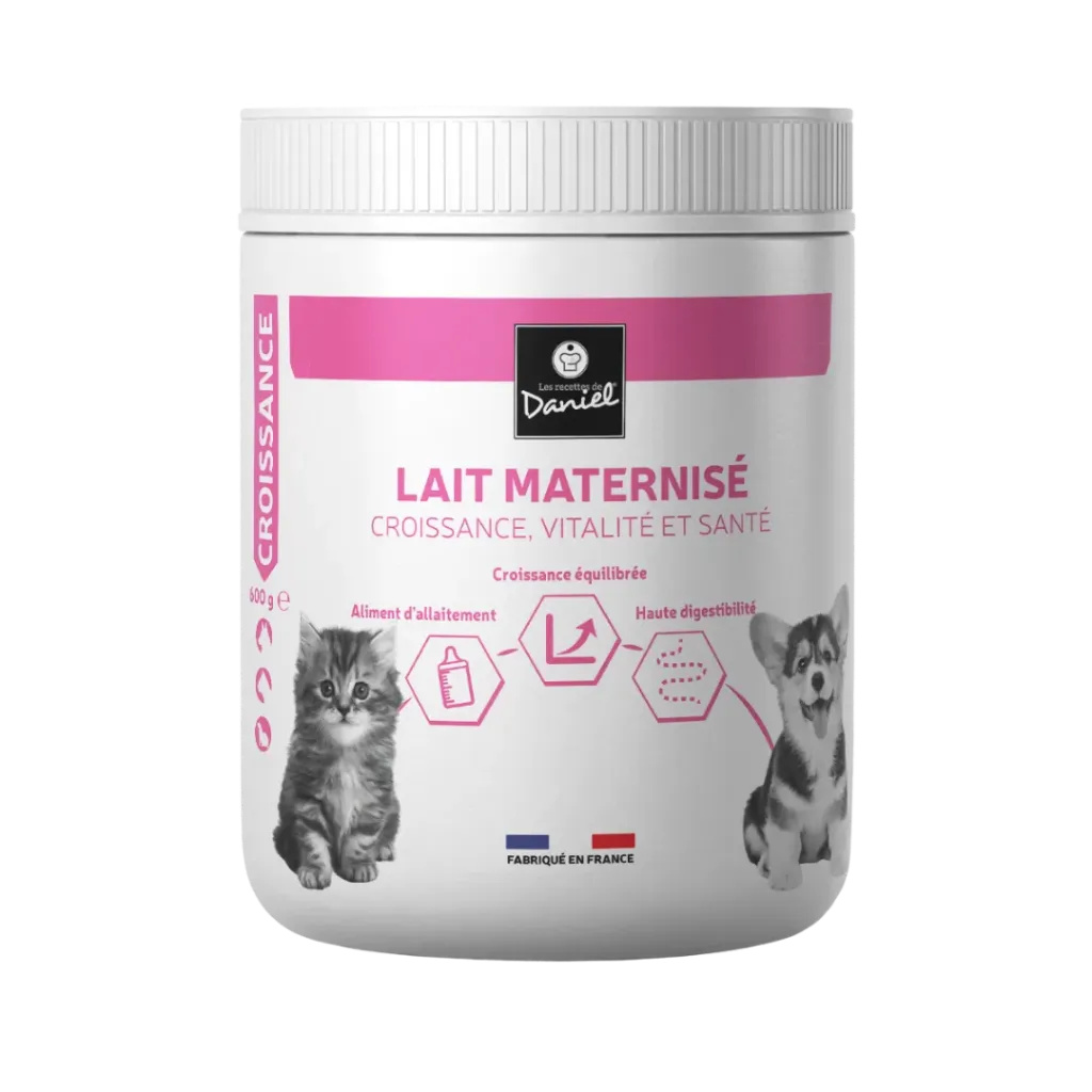 Lait maternisé pour chiots et chatons (600 g) - Les recettes de Daniel