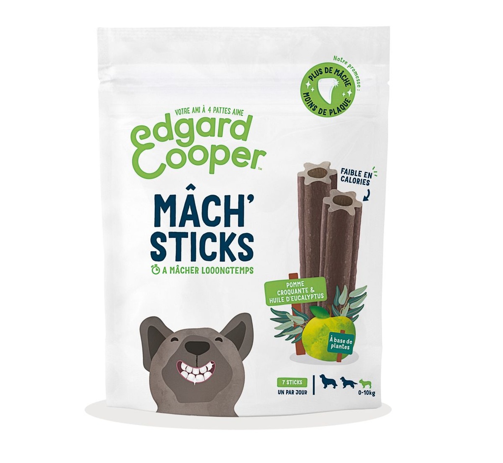 Mâch'sticks Pomme & Eucalyptus (105 g) - Edgard & Cooper