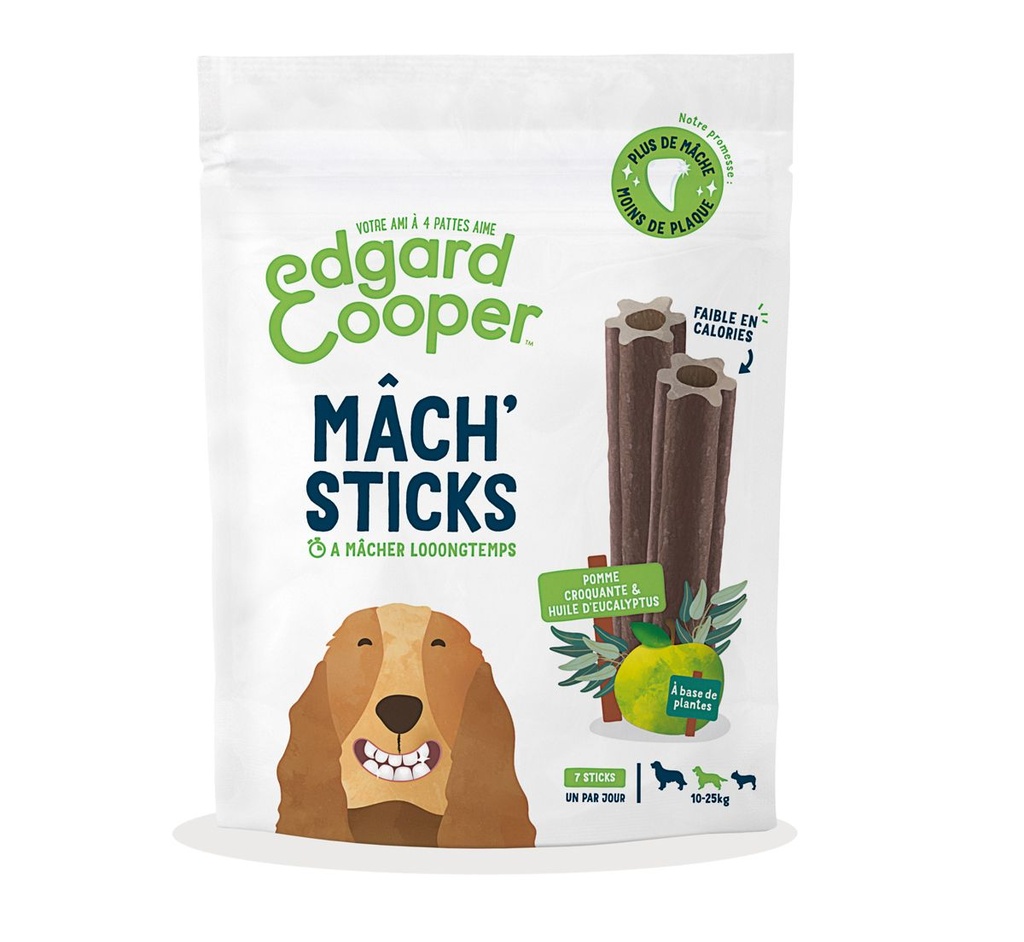Mâch'sticks Pomme & Eucalyptus (160 g) - Edgard & Cooper