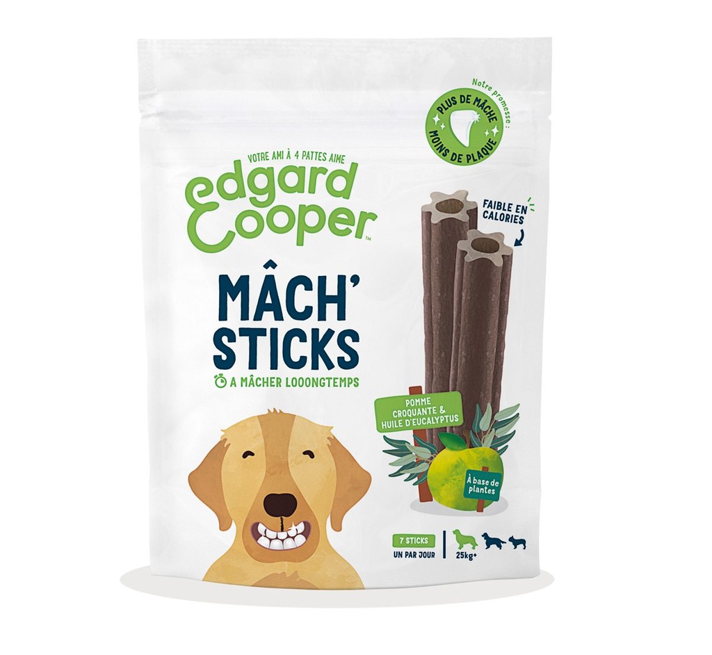 Mâch'sticks Pomme & Eucalyptus (240 g) - Edgard & Cooper