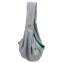 Sac ventral "Junior Soft" (gris clair/menthe) - Trixie