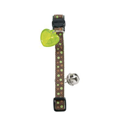 [13815] Collier pour chat Dots vert - Hunter