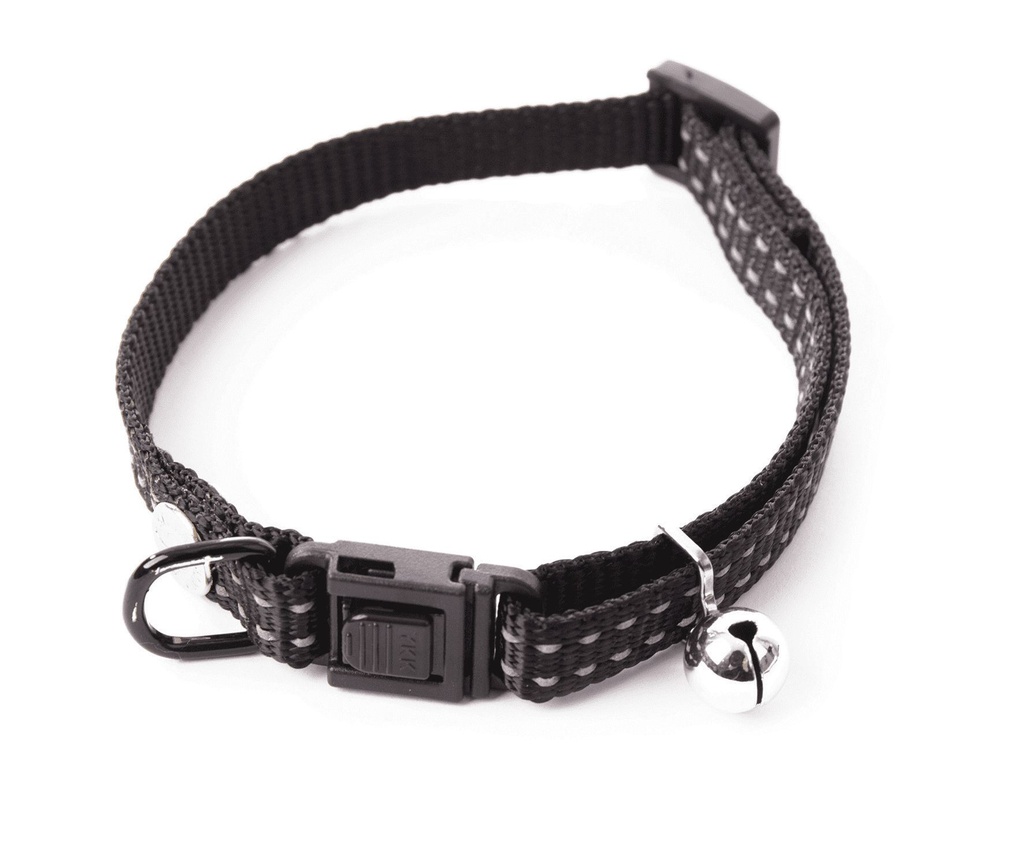 Collier chat Flash (Noir) - Martin Sellier