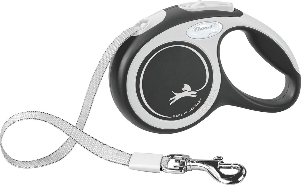 Laisse sangle "New Comfort" noir (XS) - Flexi