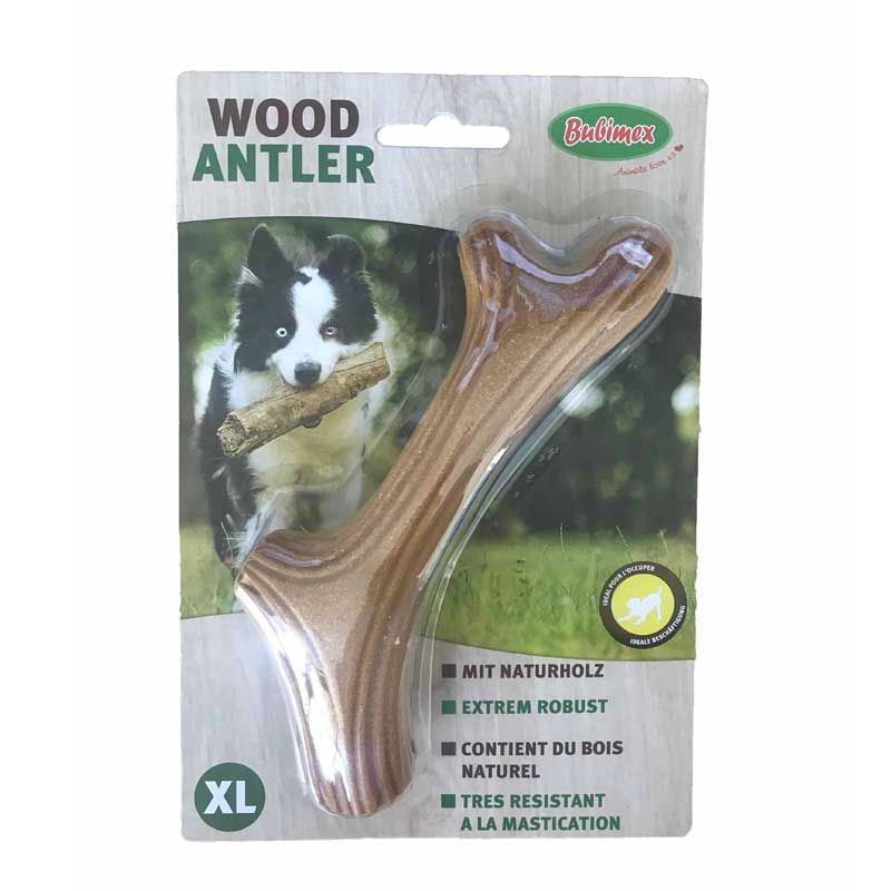 Stick à mâcher en bois "Wood Antler" (XL) - Bubimex