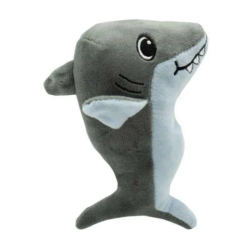 Peluche pour chien avec squeaker "Requin" - Bubimex