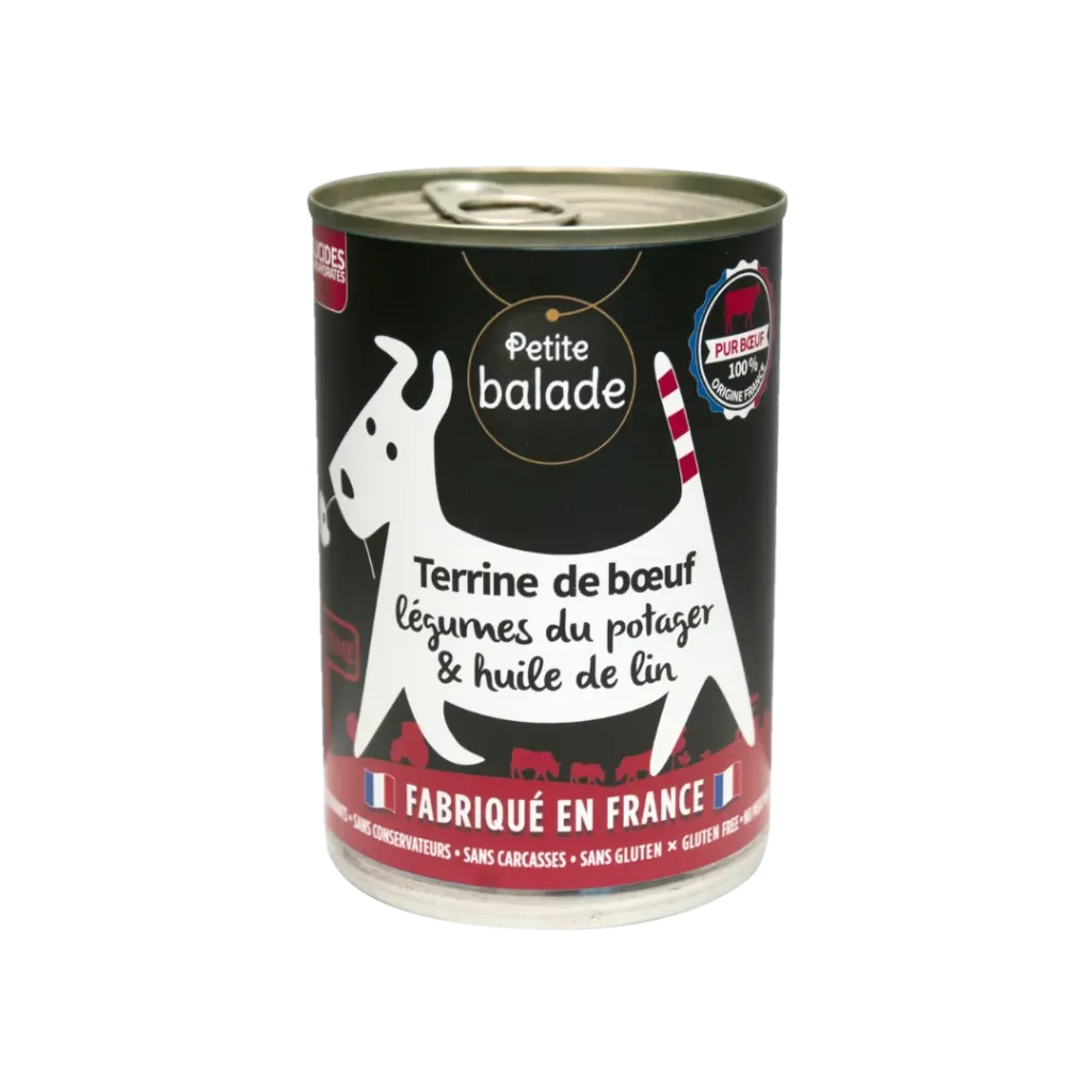 Boite de Terrine de Bœuf (400 g) - Petite balade