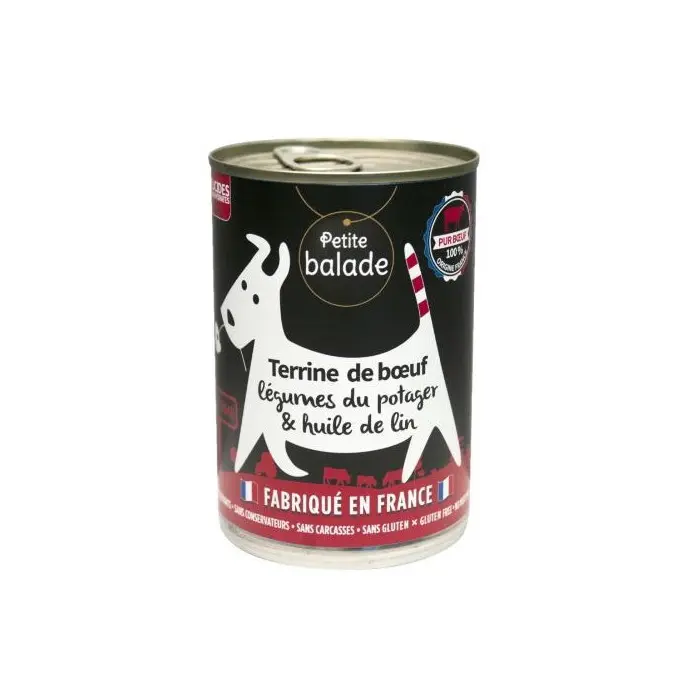 Boite de Terrine de Bœuf (400 g) - Petite balade