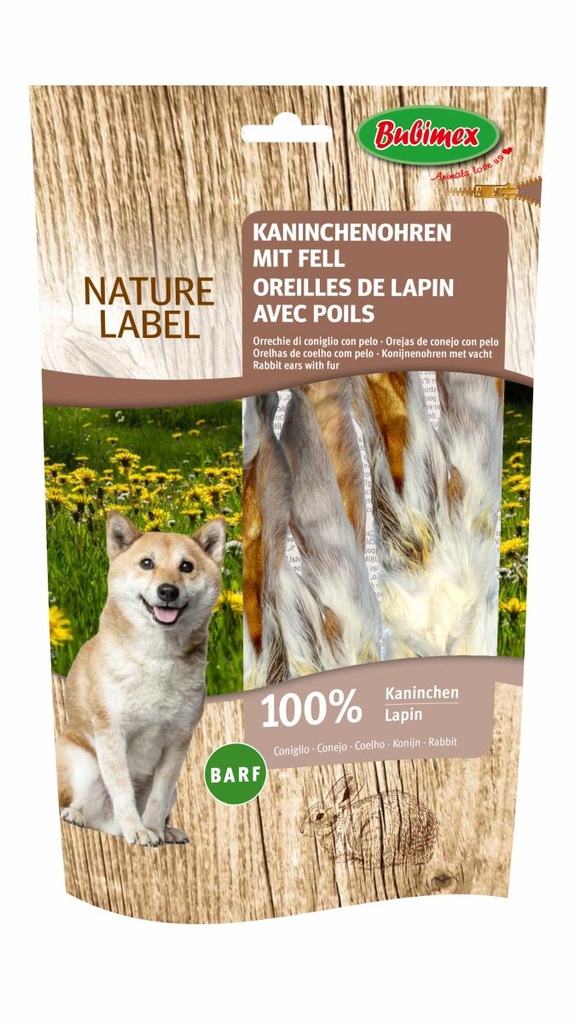 Oreilles de lapin avec poils (100 g) - Bubimex