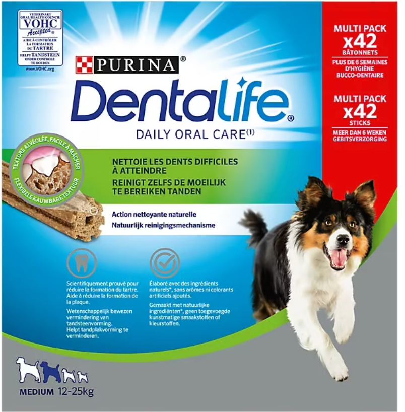Dentalife Medium 42 bâtonnets (966 g) - Purina Dentalife