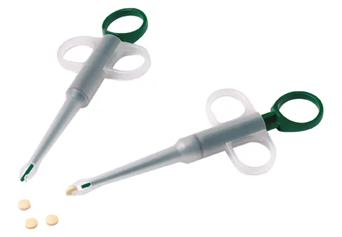 [14049] Lance pilule et liquide à embout pince