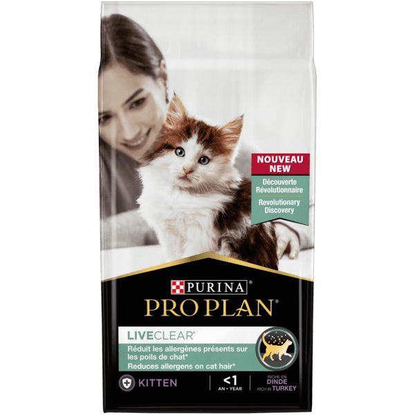 Pro Plan Cat Liveclear Kitten riche en Dinde (1.4 kg) - Purina