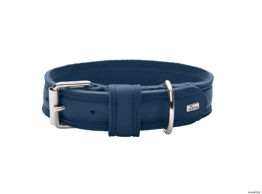 Collier "Aalborg Rustica" bleu foncé (S/M) - Hunter