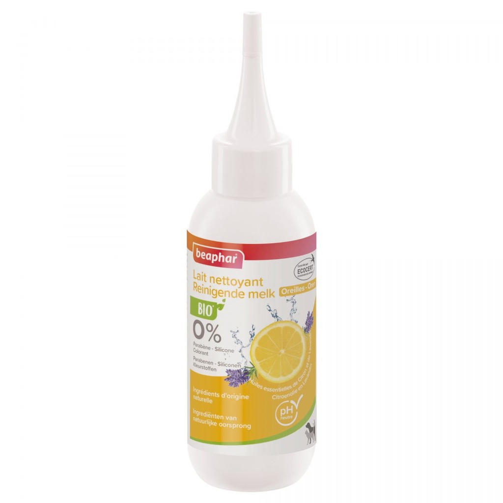 [14165] Lait nettoyant bio pour les oreilles (100 ml) - Beaphar