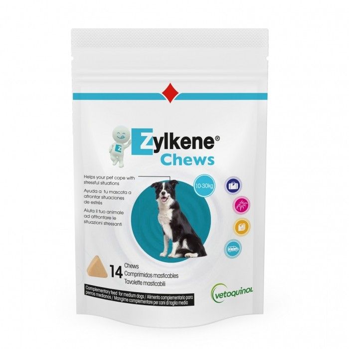 Complément alimentaire "Zylkene Chew" (Dosage : 225 mg) - Vetoquinol