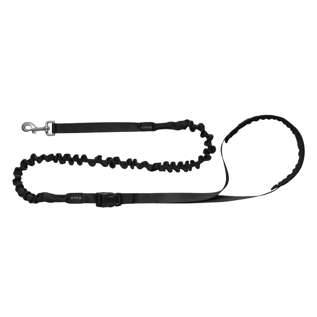 Laisse-ceinture élastique Otium noir - Kyflie