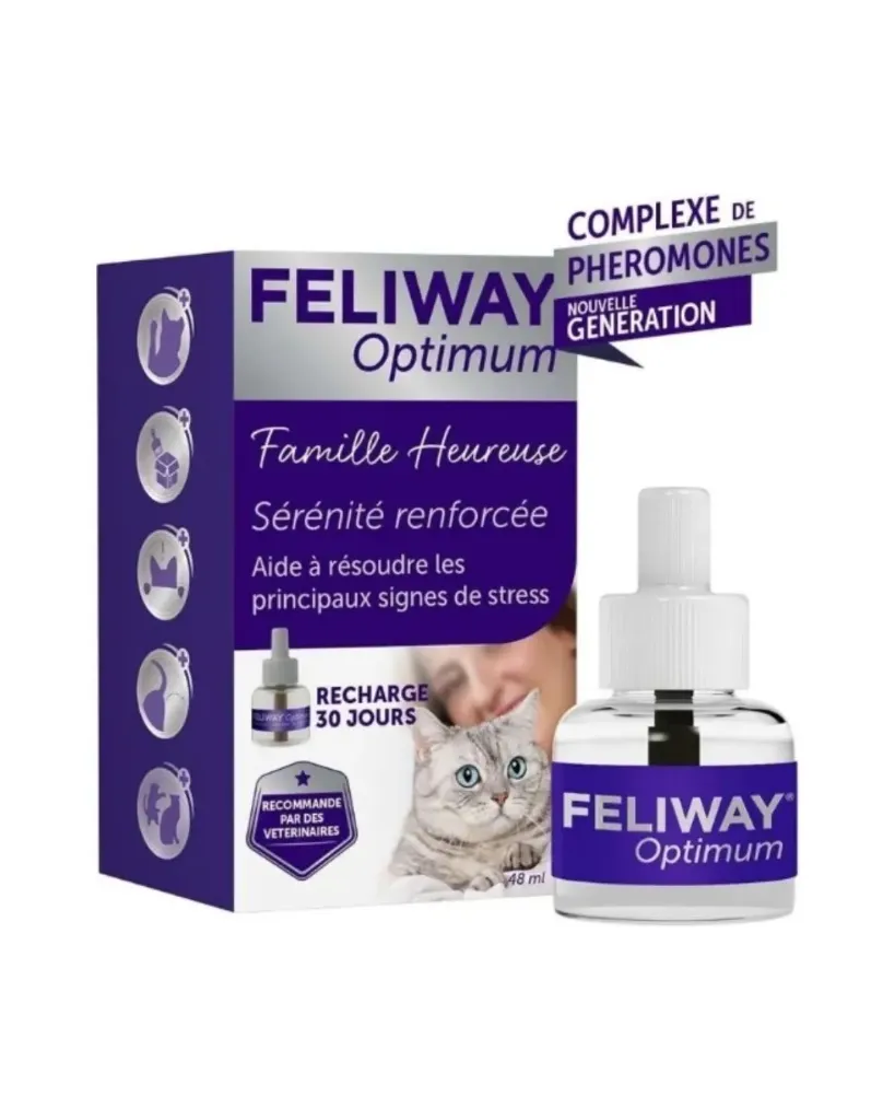 Feliway Optimum Happy Family recharge (48 ml) - Ceva