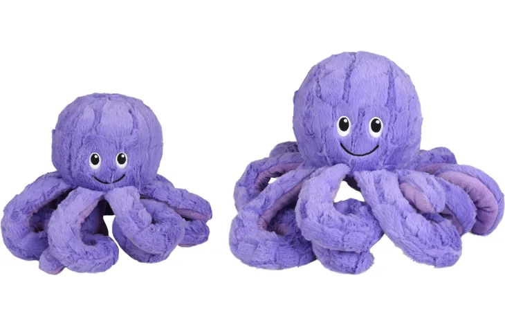 Peluche pour chien octopus purple (L) - Flamingo