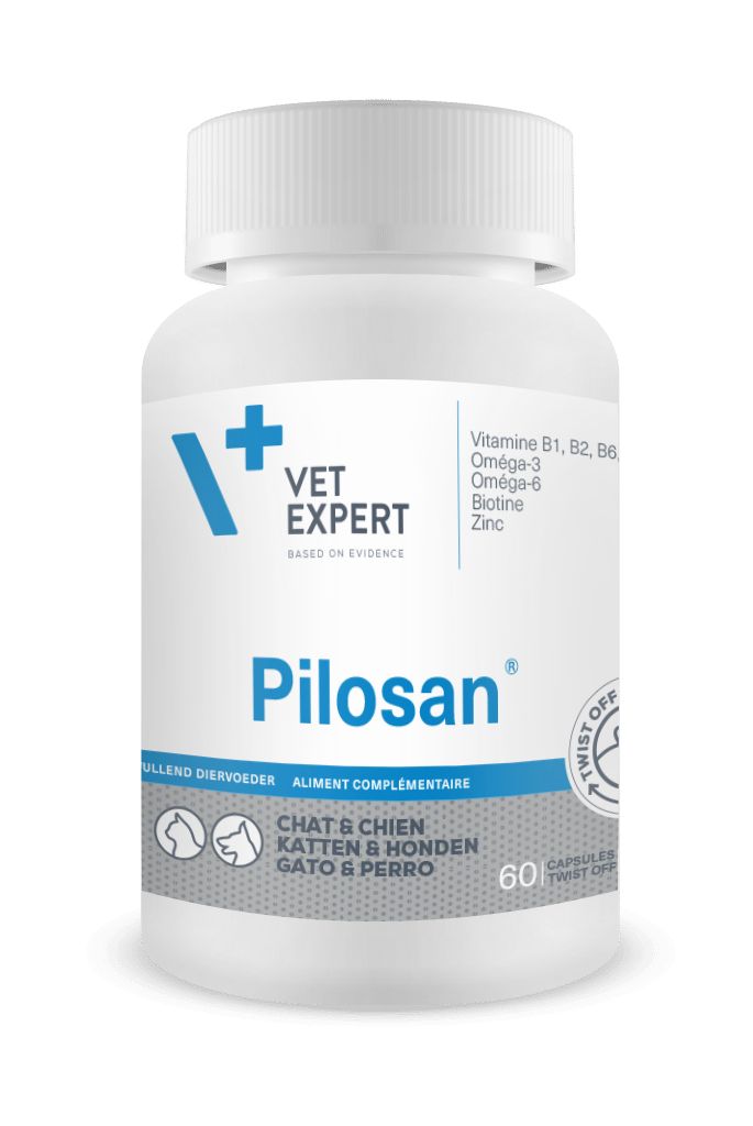 Complément alimentaire "Pilosan" - Vet Expert (Boite : 60 capsules)