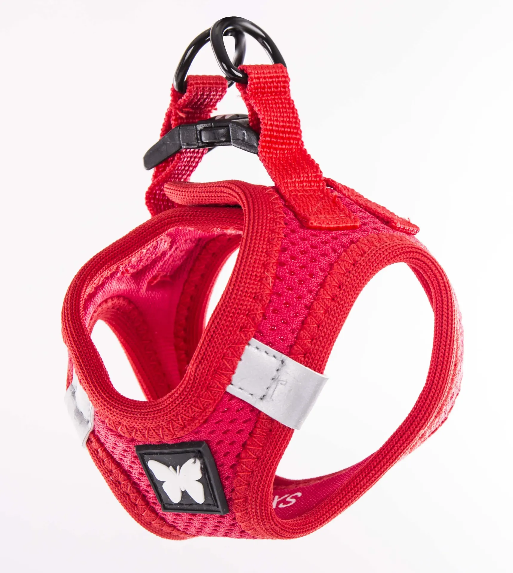 [14371_25743] Harnais pour chien "Mesh" - Rouge (S) - Martin Sellier