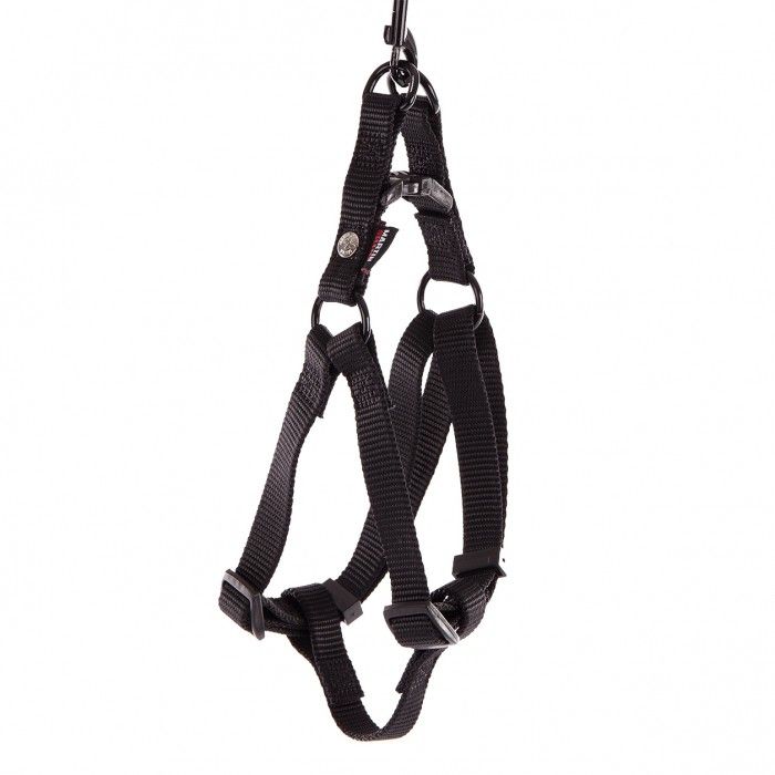 Harnais baudrier en nylon noir (Taille 5) - Martin Sellier