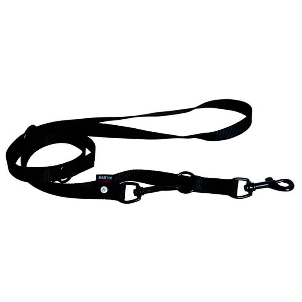 Laisse de dressage 3 positions (Noir) - Martin Sellier