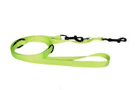 [14380-004] Laisse de dressage 3 positions (Vert citron) - Martin Sellier